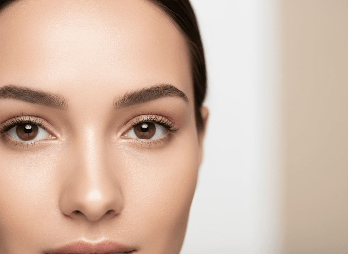 Before and after Botox results on forehead showing smoothed wrinkles and natural expression